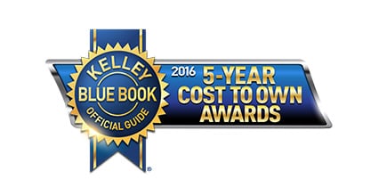 KBB 5-Year Cost to Own Award Kelley Blue Book