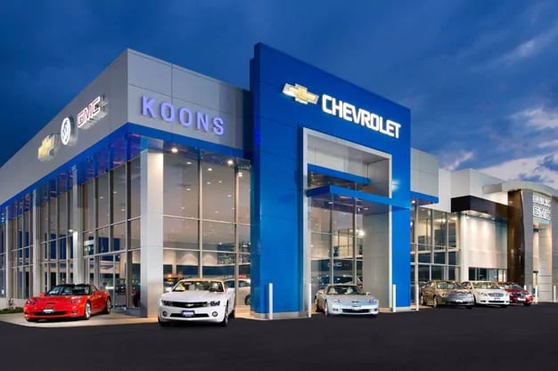 koons corner.jpg Koons Clarksville Chevy Buick GMC Store Front