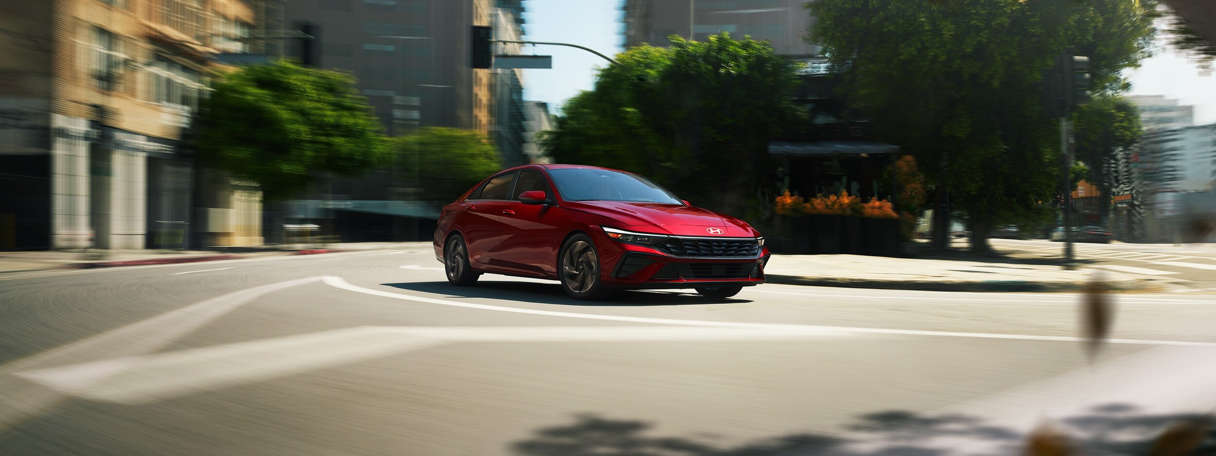 Elantra in the street