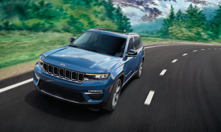 2023 Jeep Grand Cherokee exterior on highway