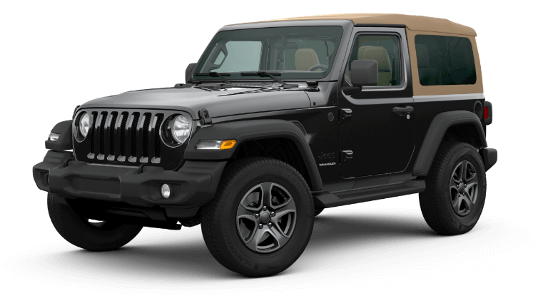 2020 Jeep Wrangler Black and Tan - Black