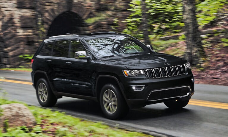 2022 Jeep Grand Cherokee exterior on forest road
