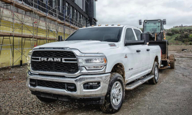 2022 Ram 2500 exterior construction site