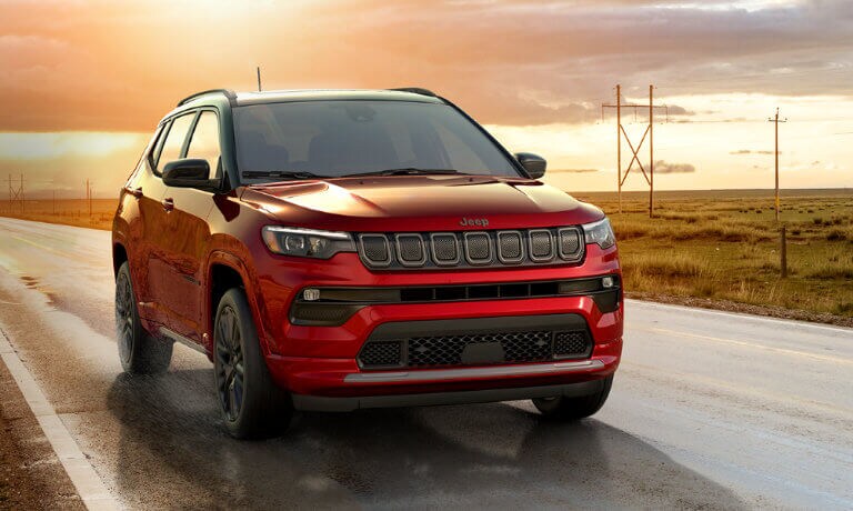 2022 Jeep Compass exterior on country road