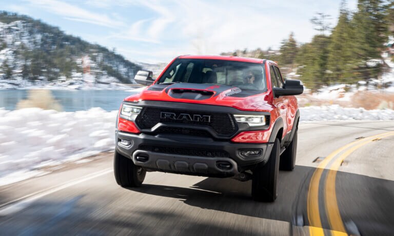 2023 Ram 1500 exterior winter highway