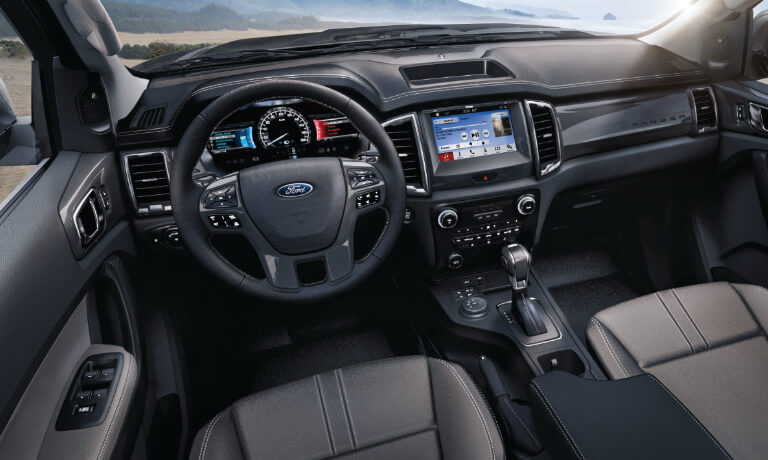 Interior of the 2020 Ford Ranger