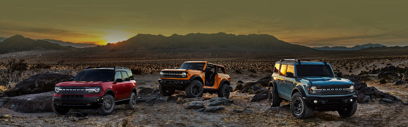 2021 Ford Bronco 2-Door, 4-Door & Sport models