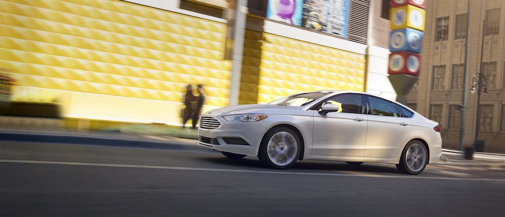 2020 Ford Fusion driving
