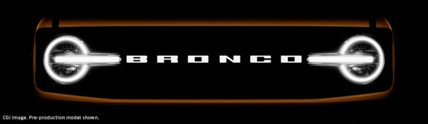 2021 Ford Bronco Grill Teaser Image