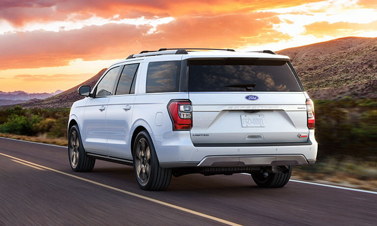2021 Ford Expedition driving in desert