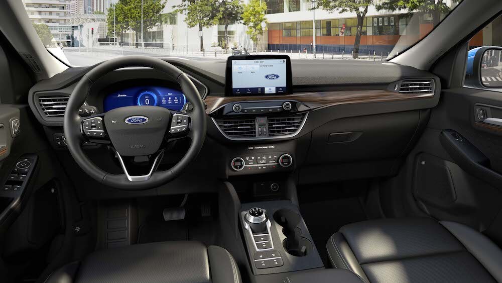 Ford Escape front interior & infotainment