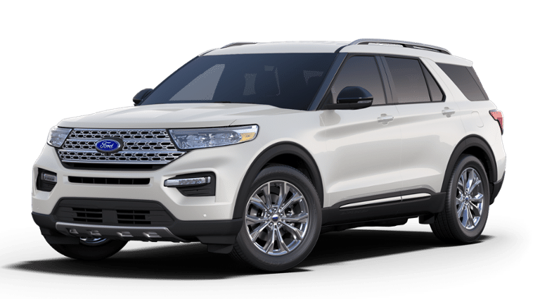 2020 Ford Explorer Limited - white