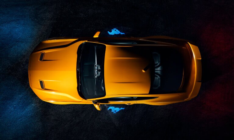 2019 Ford Mustang exterior birds eye view