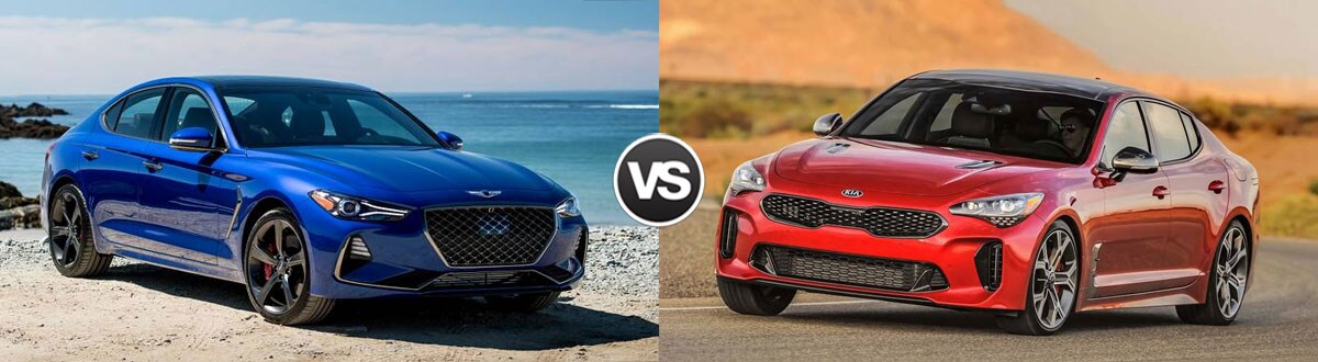 2019 Genesis G70 vs 2019 Kia Stinger