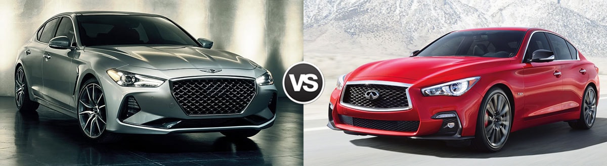 2019 Genesis G70 vs 2019 INFINITI Q50