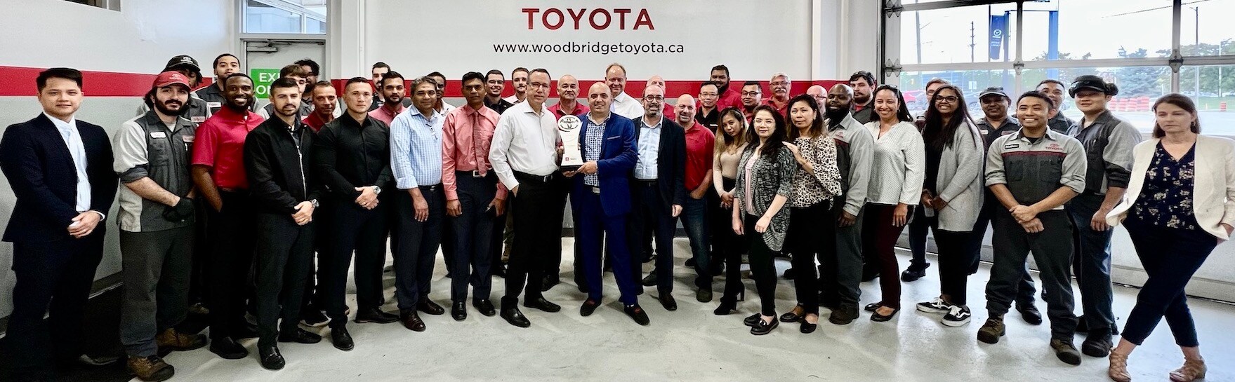 Woodbridge Toyota President Pride Award.jpg