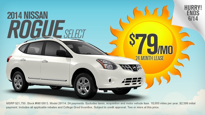 Nissan rogue lease specials #9