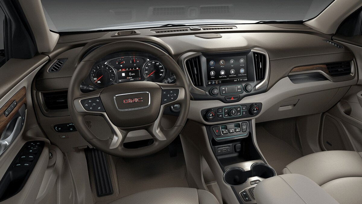 The Interior of the 2020 GMC Terrain SUV