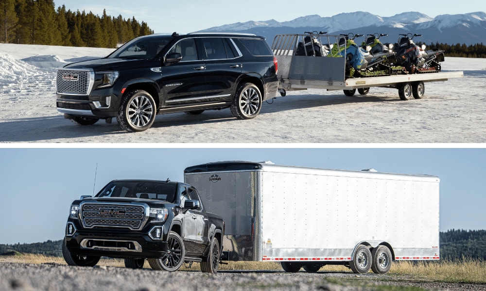 Trailering & Towing Capacity of GMC Sierra Trucks & SUVs