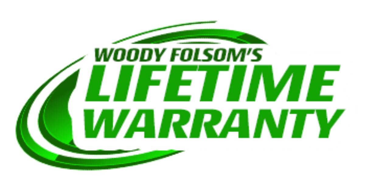 Woody Folsom's Worry-Free Lifetime Powertrain Warranty Program