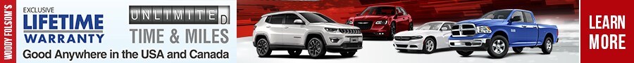Exclusive Powertrain Warranty - Woody Folsom CDJR of Vidalia