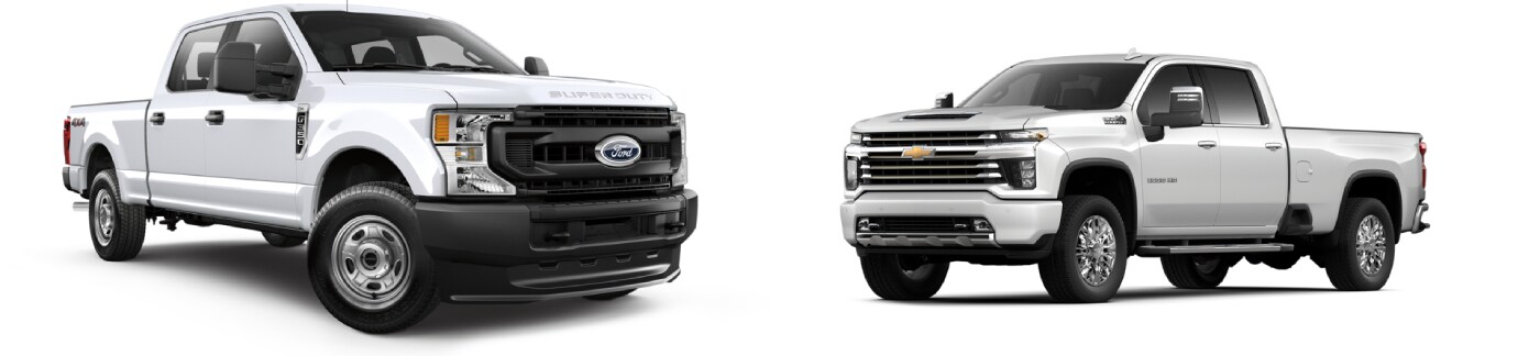 2022 Ford Super Duty F-350 vs 2022 Chevrolet Silverado 3500HD