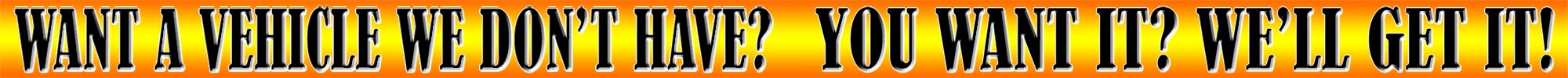 Search For A Vehicle