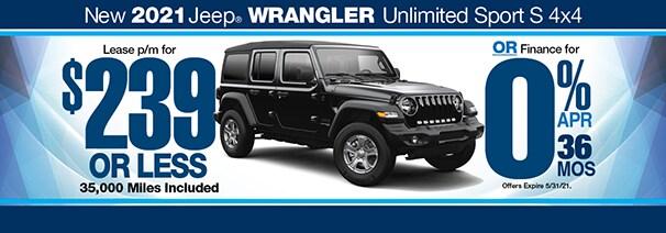 Jeep NJ Dealer Wrangler Special Offer