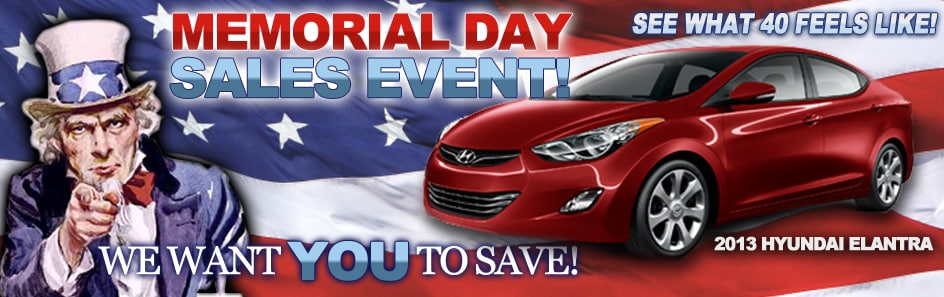 Hyundai Memorial Day 2012 Sale near Chicago at World ...