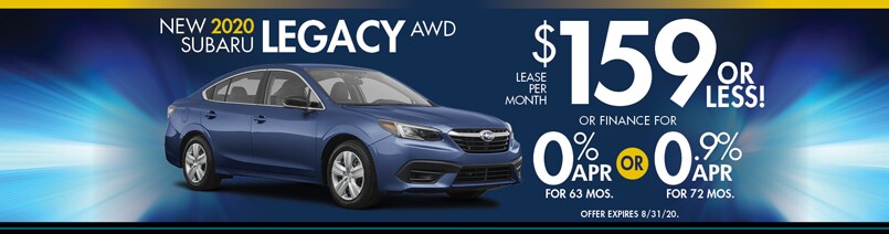 Subaru NJ Dealer Legacy Special Offer