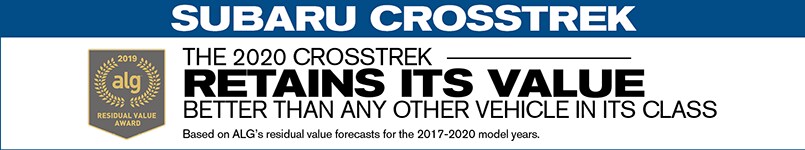 Subaru Crosstrek Retains its Value