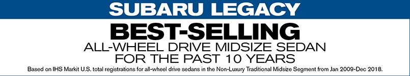 Subaru Legacy Best-Selling AWD
