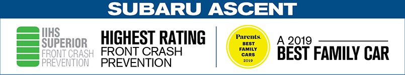 Subaru Ascent Highest Rating