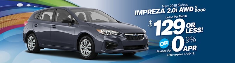 Subaru NJ Dealer Impreza Special Offer