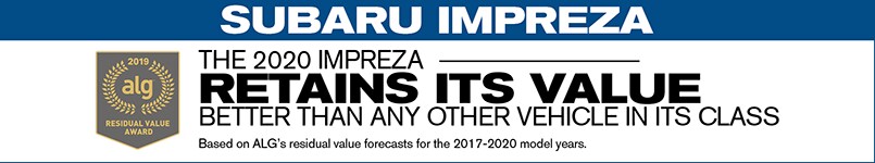 Subaru Impreza Retains its Value