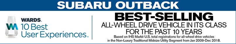 Subaru Outback Best Selling AWD