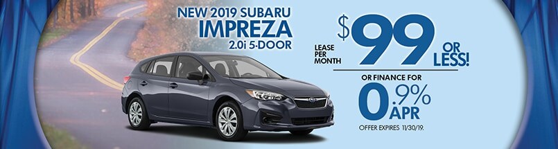 Subaru NJ Dealer Impreza Special Offer