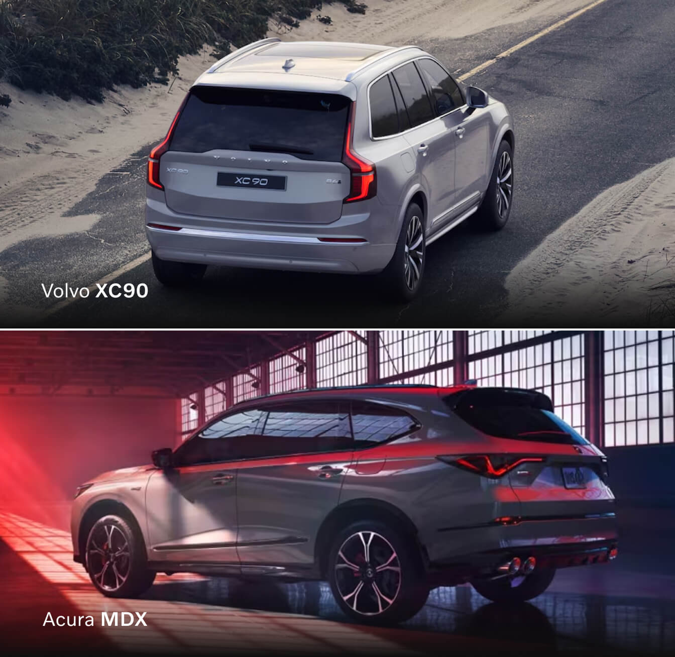 Volvo XC90 vs. Acura MDX Trim Levels