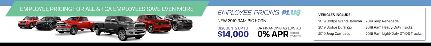 Employee Pricing For All At Yark CJDR