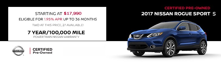 2017 Rogue Sport Offer at Yark Nissan