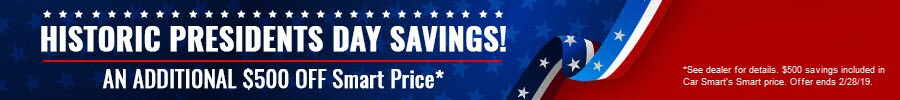 Historic Presidents Day Savings