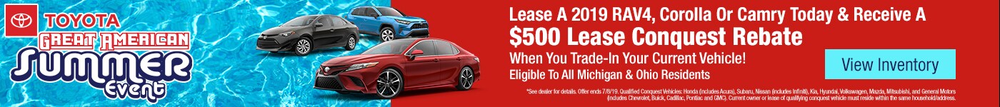 $500 Lease Conquest Rebate