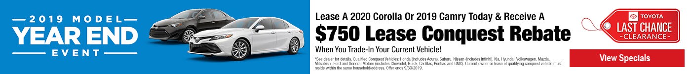 $750 Lease Conquest Rebate