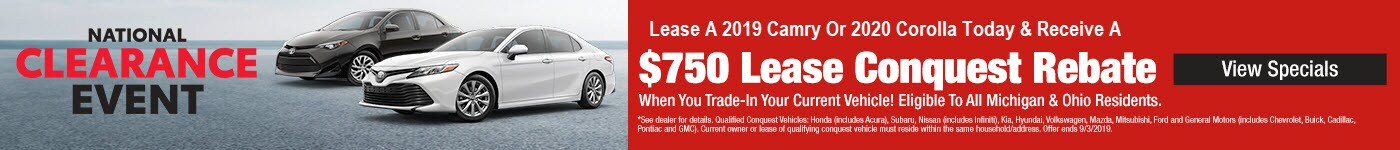 $750 Lease Conquest Rebate
