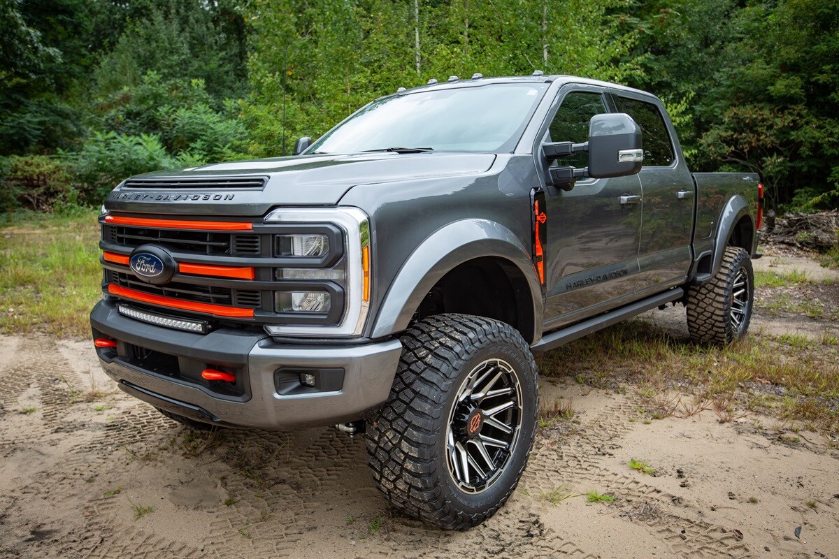 Harley-Davidson edition Ford truck detail at Young Ford Brigham City