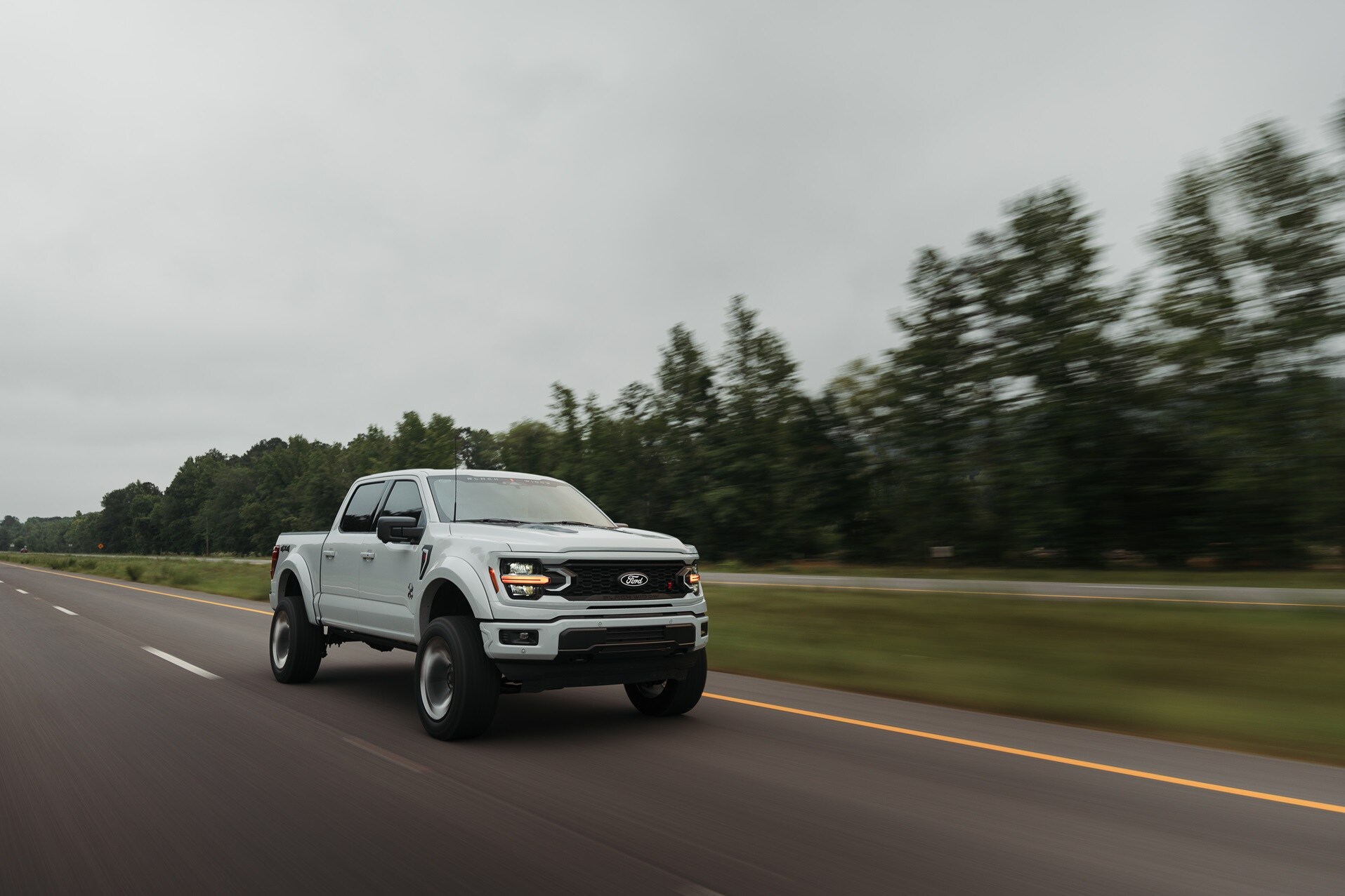 Ford Black Widow lifted truck at Young Ford Brigham City
