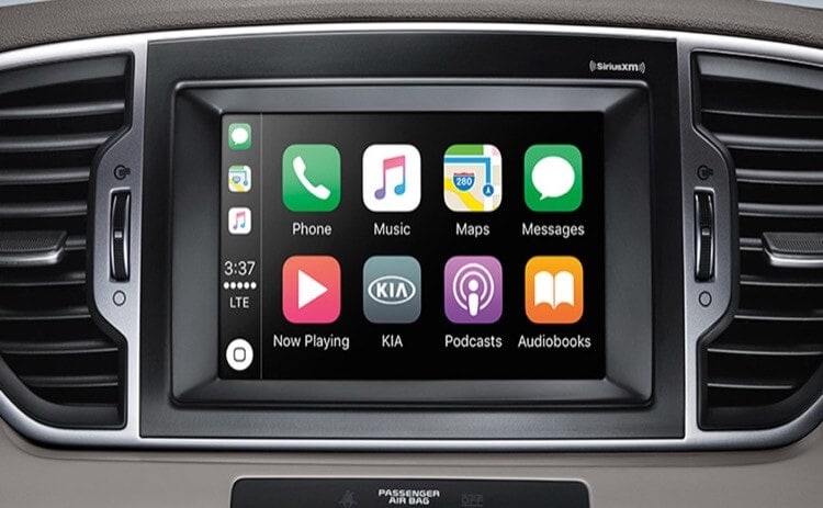Sportage Technology Sportage Technology display