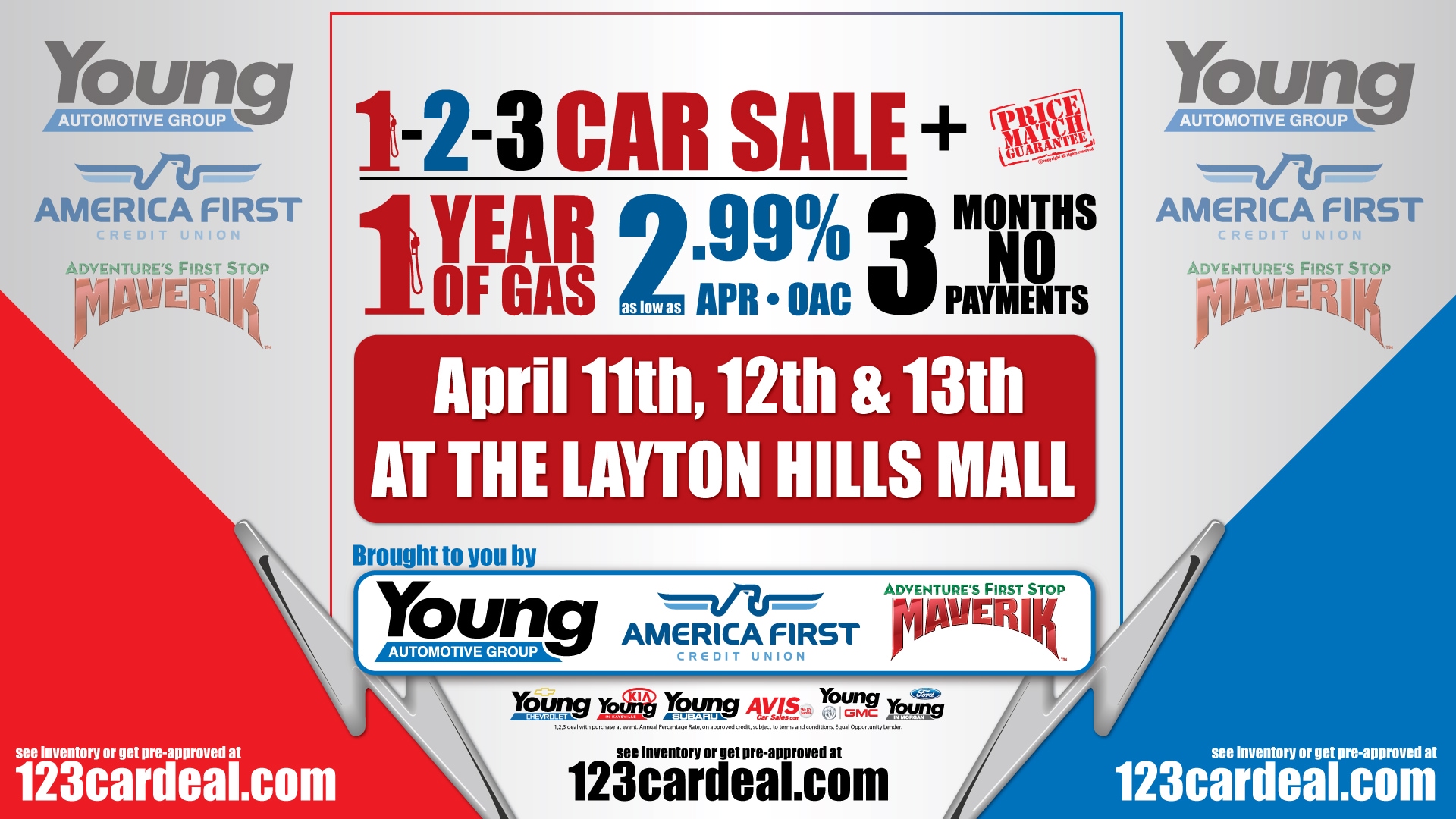 1-2-3 Car Sales Event