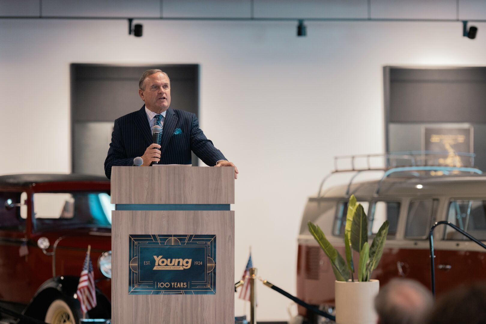 Historic photo representing 100+ years of the Young Automotive Group