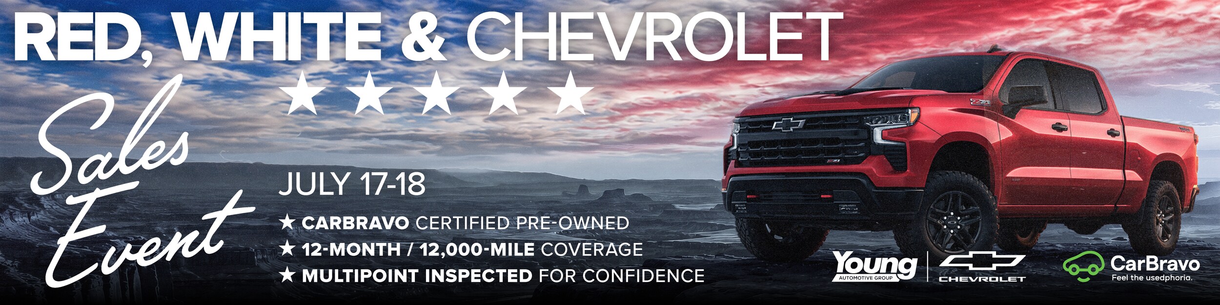 Red, White Chevrolet